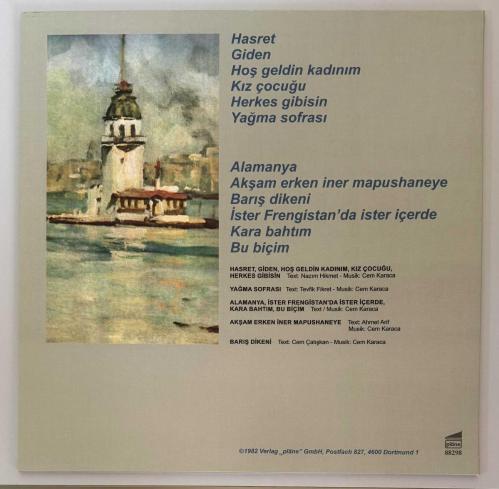 Cem Karaca Hasret Lp Plak (2012 Avrupa Plane Baskı)