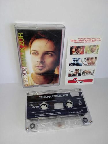 Kaset Tarkan ayrılık zor. Avea promo. Orijinal sorunsuz çalışıyor koleksiyonluk