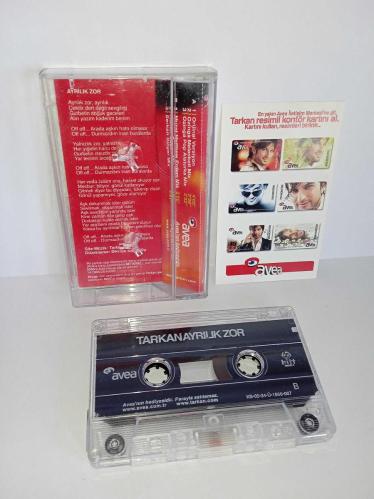 Kaset Tarkan ayrılık zor. Avea promo. Orijinal sorunsuz çalışıyor koleksiyonluk
