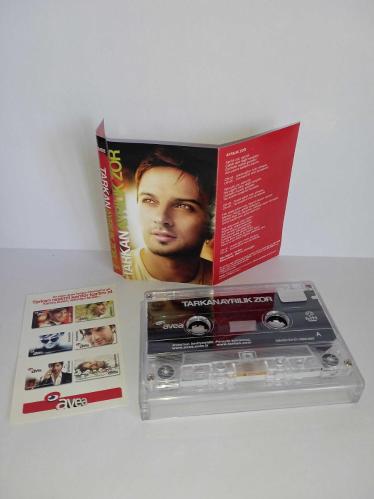 Kaset Tarkan ayrılık zor. Avea promo. Orijinal sorunsuz çalışıyor koleksiyonluk