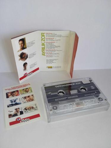Kaset Tarkan ayrılık zor. Avea promo. Orijinal sorunsuz çalışıyor koleksiyonluk