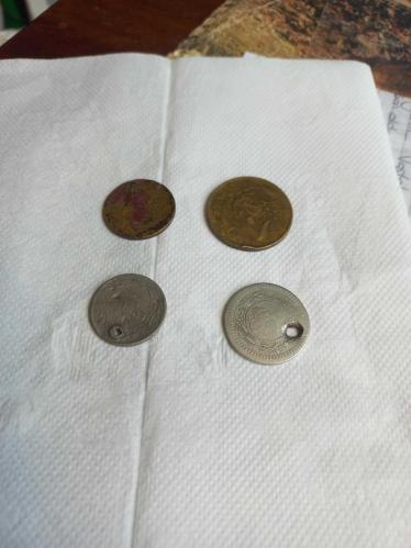 1 adet 1926 10 kuruş 1 adet 1341  5 kuruş 1 adet 1327 10  para 1 adet 1327 20  para lot olarak
