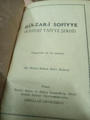 GÜLZAR-İ SOFİYYE (KASİDE TAİYYE ŞERHİ)