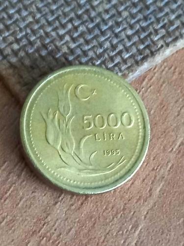1995  YILI   5000  TL  ÇİL  KONDİSYONDA