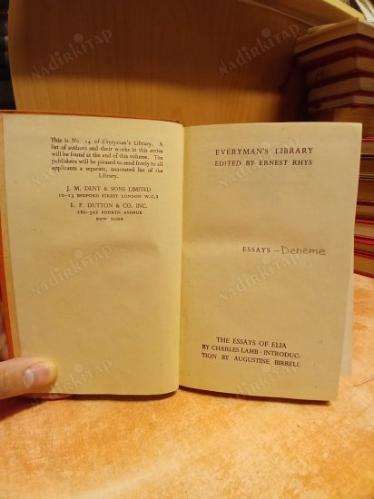 The Essays of Elia