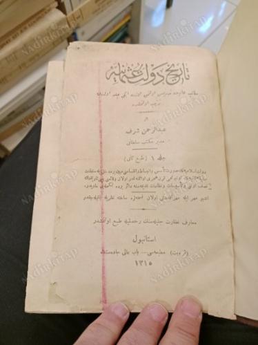 Târîh-i Devlet-i Osmaniye 2 Cilt Birarada Abdurrahman Şeref (Osmanlıca)