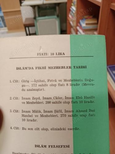 İslamda Fıkhi Mezhepler Tarihi 1 - 2 - 3 - 4 ( 4 Cilt Takım )