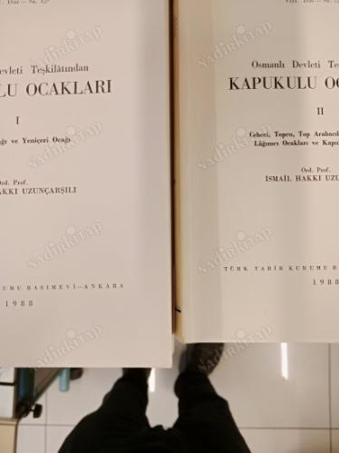 Osmanlı Devleti Teşkilatından KAPIKULU OCAKLARI I-II CİLT TAKIM