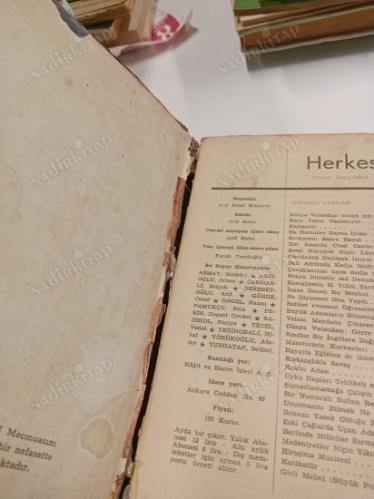 Dünya Basınından HERKES İÇİN Seçilmiş Yazılar Yıl-1949 2. CİLT Sayı : 7-12