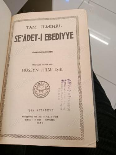 TAM İLMİHAL SEADET-İ EBEDİYYE