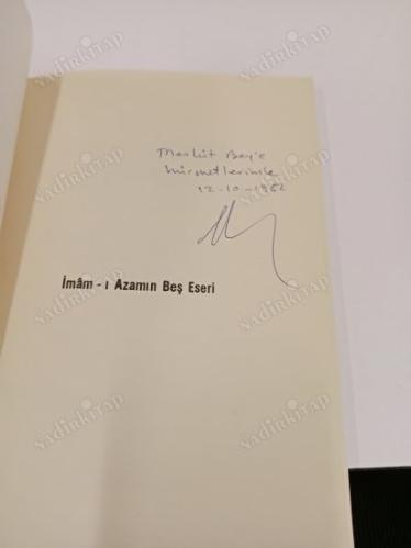 İmam-ı Azam'ın Beş Eseri ( İmzalı İthaflı )