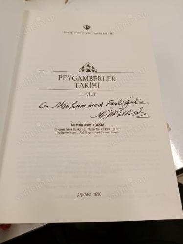PEYGAMBERLER TARİHİ ( 2 CİLT BİRARADA ) ( İMZALI İTHAFLI )