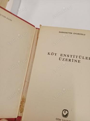 Köy Enstitüleri Üzerine