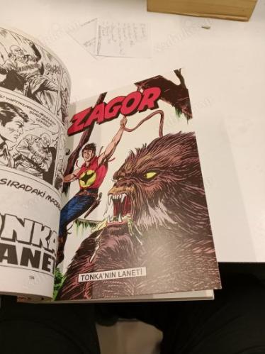 ZAGOR KLASİK MACERALAR DİZİSİ 73 Hayalet Kentin Hazinesi , Zalim Jess , Tonka'nın Laneti , Dağın Yaşlısı