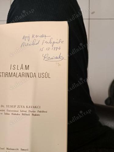 İSLAM ARAŞTIRMALARINDA USUL ( İMZALI İTHAFLI )