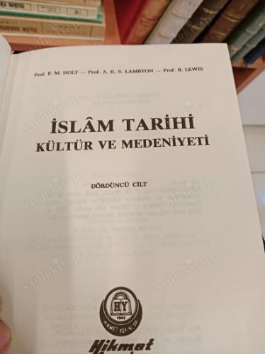 İSLAM TARİHİ - KÜLTÜR VE MEDENİYETİ - 4 CİLT TAKIM