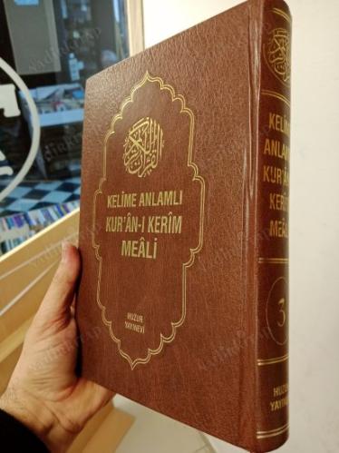 KELİME ANLAMLI KUR'AN-I KERİM MEALİ - 3 CİLT TAKIM -