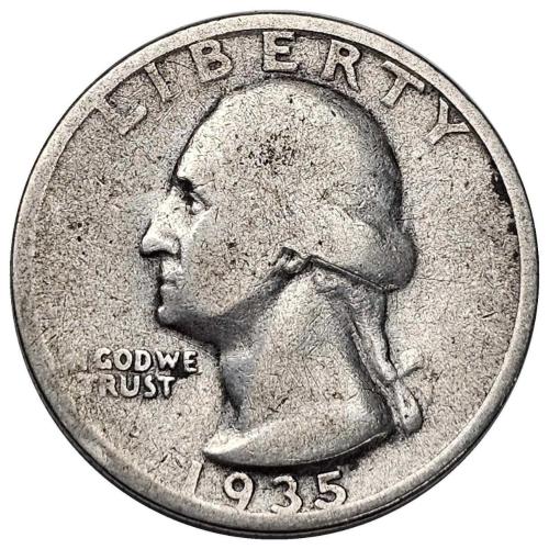 ABD 1935 Yılı 1/4 Dolar TEMİZ