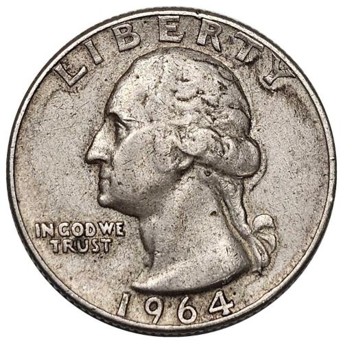 ABD 1964 Yılı 1/4 Dolar ÇÇT