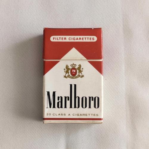 MARLBORO SİGARA PAKETİ GÖRÜNÜMLÜ - Koleksiyonluk Kibrit Kutusu