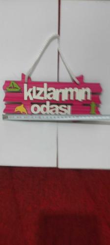 kizlarimin odası  Kapı Süsü