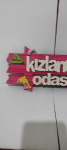 kizlarimin odası  Kapı Süsü