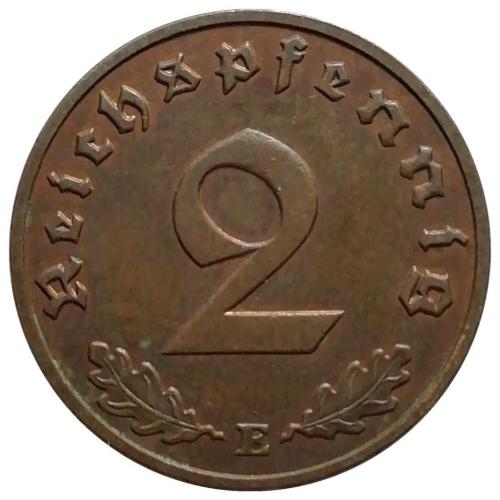 Almanya 1939 Yılı 2 Pfennig ÇİLALTI