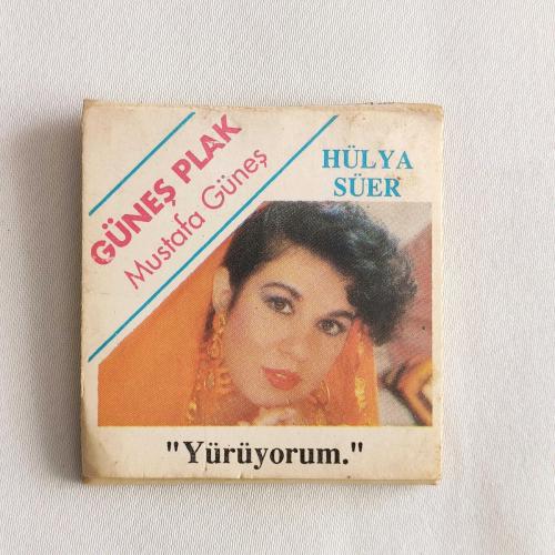 GÜNEŞ PLAK - HÜLYA SÜER - Koleksiyonluk Promosyon Kibrit