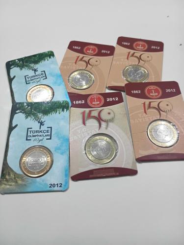 Hatıra 1 lira olimpiyatlar Sayıştay 150. Yıl