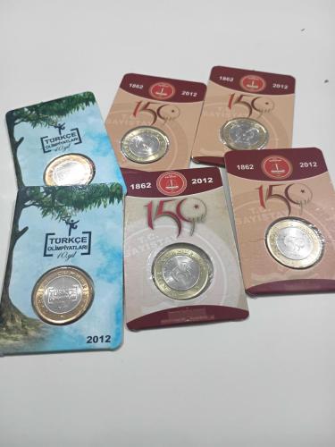 Hatıra 1 lira olimpiyatlar Sayıştay 150. Yıl