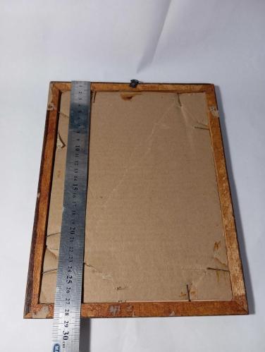 70 lerden elvan gazoz reklamı  Canın çektikce için yandıkca Camlı çerçeveli  28xx22 cm