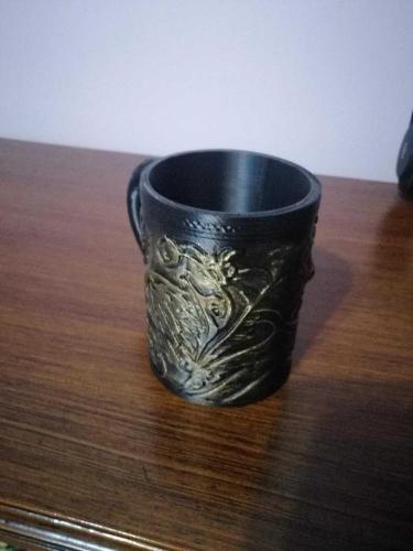 Ejderha Baskılı Bardak