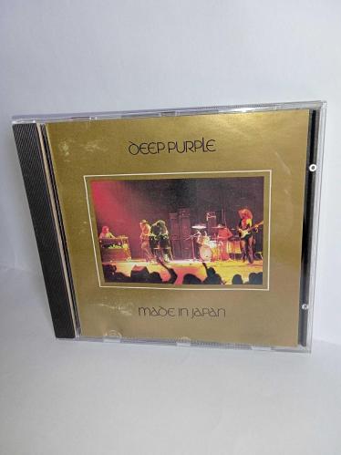 CD Deep Purple Made in Japan albümü. Orijinal İtalya baskı sarı bandrollü dönem albüm. Dinlemeyi etkilemeyen çizikler var, sorunsuz çalışıyor