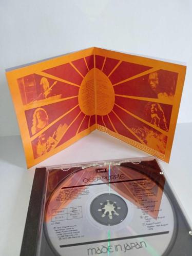 CD Deep Purple Made in Japan albümü. Orijinal İtalya baskı sarı bandrollü dönem albüm. Dinlemeyi etkilemeyen çizikler var, sorunsuz çalışıyor