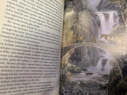 J. R. R. Tolkien Hobbit - İllustrasyonlar Alan Lee [Şömizli]