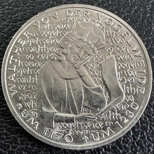 Almanya 5 Mark 1980 D. Vogelweide’nin Ölümünün 750. Yılı