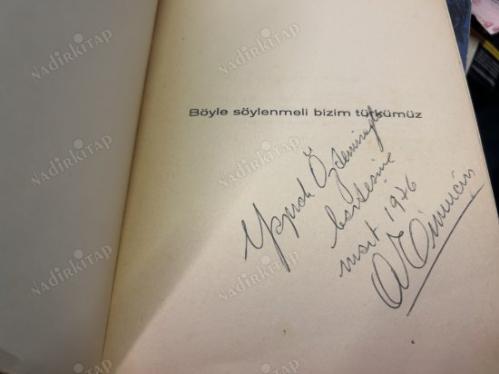 BÖYLE SÖYLENMELİ BİZİM TÜRKÜMÜZ (YAZARDAN İMZALI İLK BASKI)