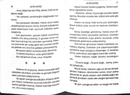 1990's 3. Sınıflar İçin Ünlü Masallar ve Hikayeler 7 – Altın Kafes
