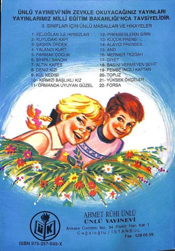 1990's 3. Sınıflar İçin Ünlü Masallar ve Hikayeler 5 – Parmak Çocuk