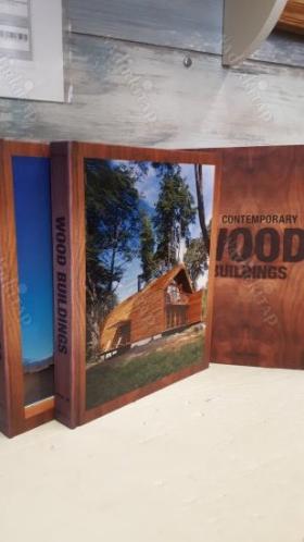 100 Contemporary Wood Buildings (Ciltli) 2 Kitap set kutulu