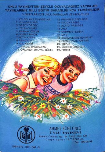 1990's 3. Sınıflar İçin Ünlü Masallar ve Hikayeler 1 – Alicengiz Oyunu