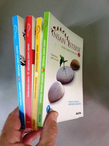 İnsan İsterse Azmin Zaferi Öyküleri 1, 2, 3, 4 / 4 Kitap Takım