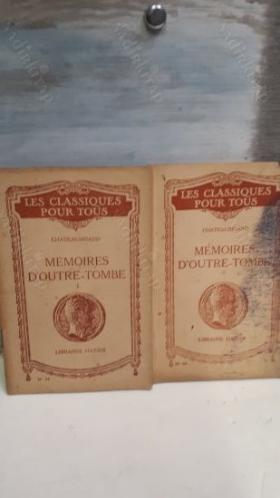 MEMOIRES D'OUTRE -TOMBE