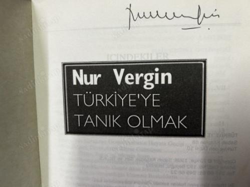 TÜRKİYE'YE TANIK OLMAK İMZALI