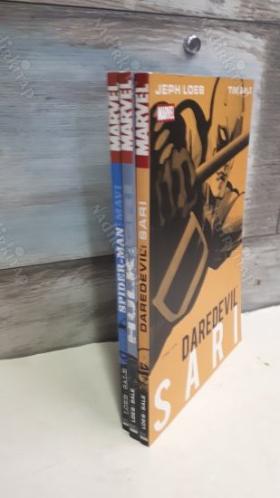 Marvel Renkler Set - Spider-Man Mavi, Hulk Gri, Daredevil Sarı