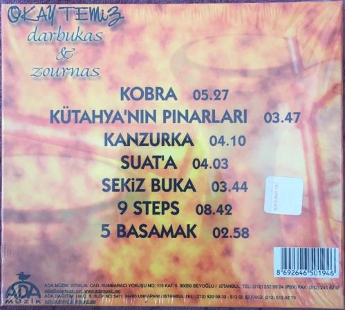 Okay Temiz - Darbukas & Zournas (ambalajında CD)
