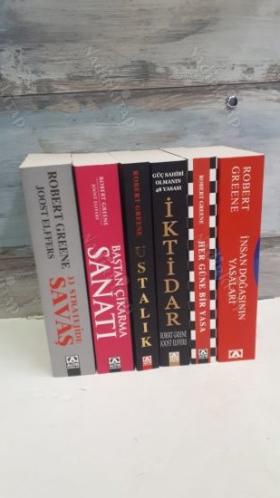 Robert Greene Seti ( 6 Kitap Takım ) - İktidar / Güç Sahibi Olma - 33 Stratejide Savaş - Ustalık - Baştan Çıkarma Sanatı - İnsan Doğasının Yasaları