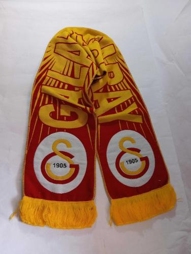 Galatasaray GS atkı. Resimlerdeki haliyle koleksiyon dekorluk kullanimlik