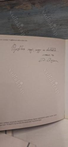 AYDIN AYAN RESİM SERGİSİ KATALOĞU KAİNAT BARKAN PAJONK'A İTHAFLI İMZALI