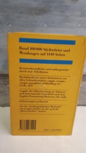 Langenscheidts Großes Schulwörterbuch, Englisch-Deutsch
